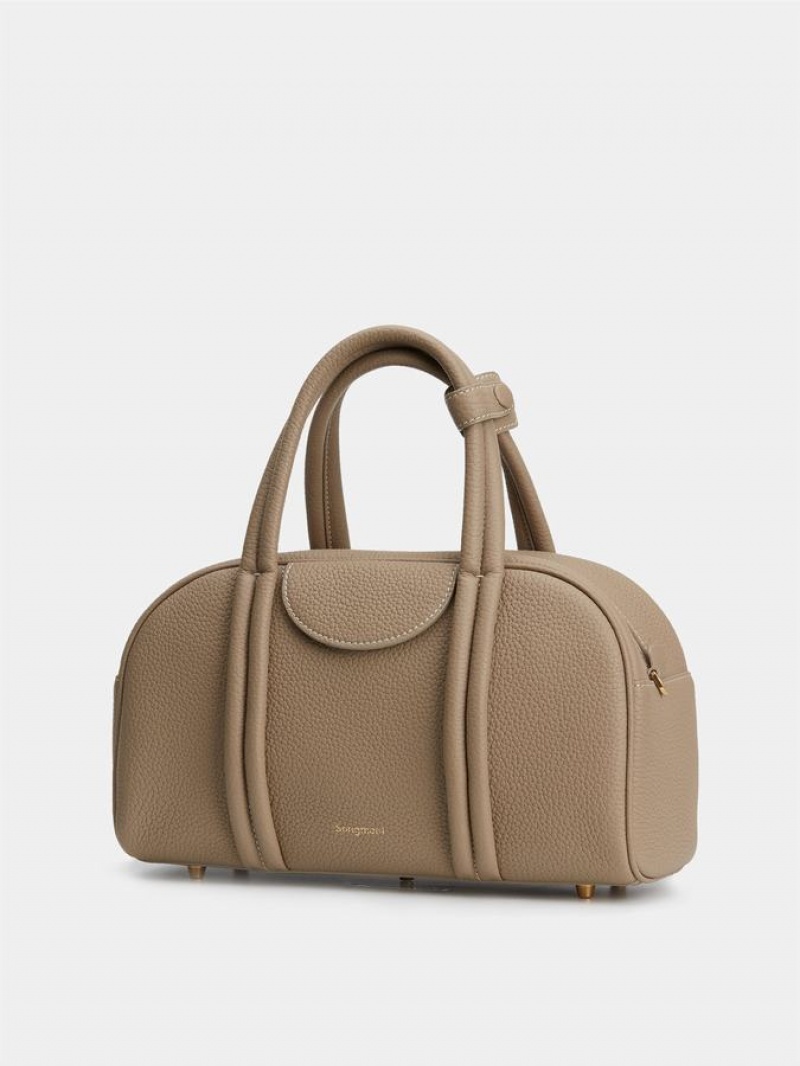 Borsa Da Viaggio Donna Songmont Bowling Medium Khaki | GRG4988NK